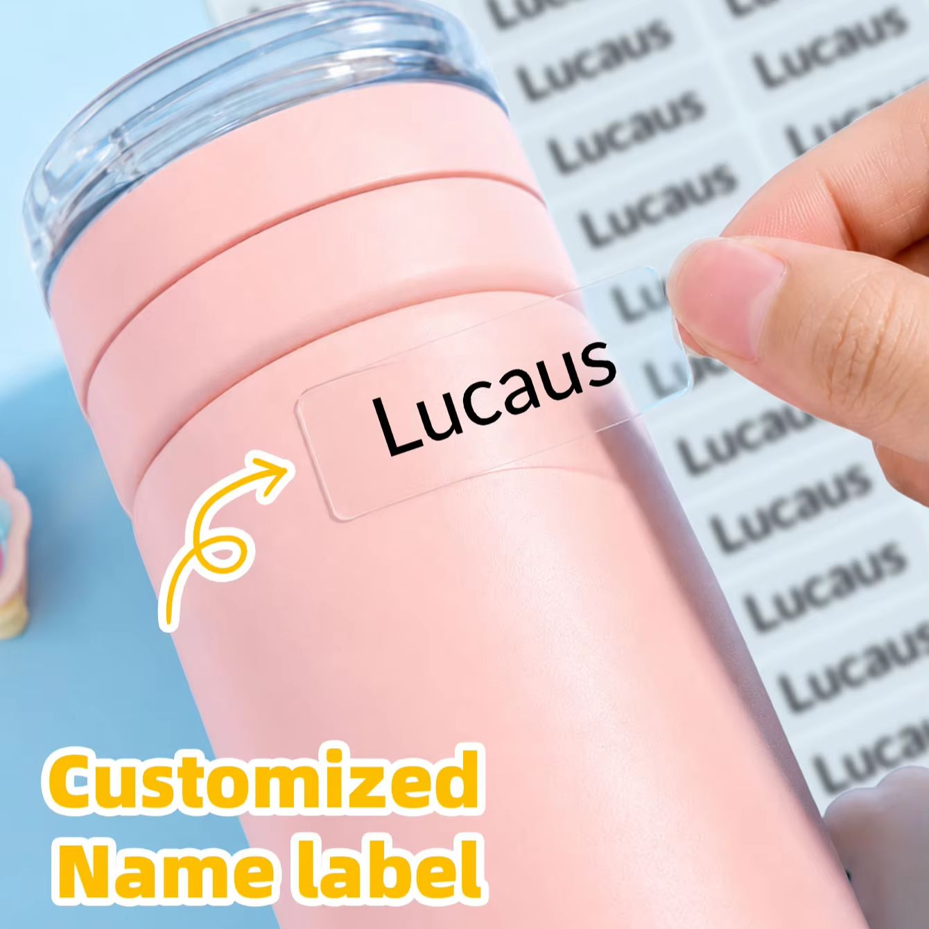 Laptop Accessories Aesthetic - 1-300PCS Custom Personalized Name Stickers, Waterproof
