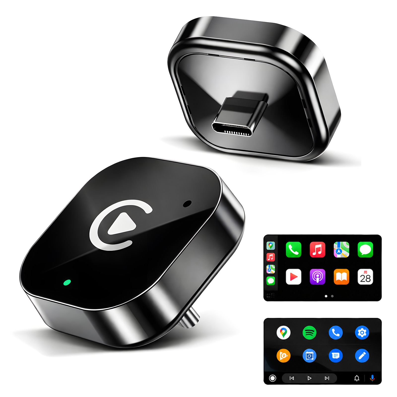 USB C Wireless CarPlay & Andro - огляд і ціна Usb C Power Adapter