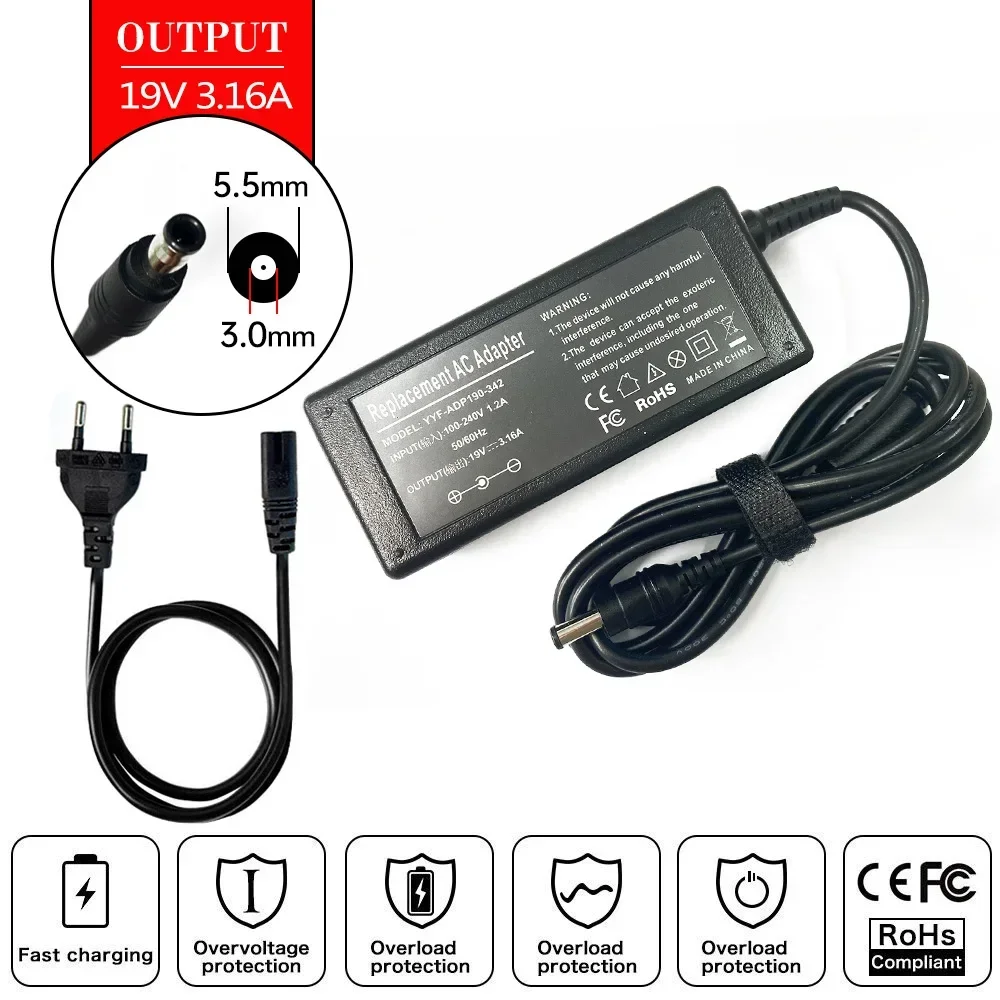 19V 3.15A/3.16A 60W Laptop Ac  - огляд і ціна Laptop Accessories Shop