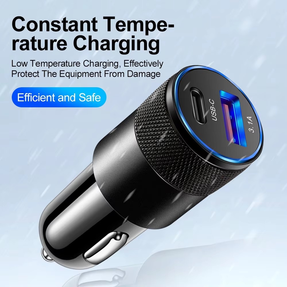 3.1A USB Car Charger Type C Fa - огляд і ціна Usb C Power Adapter