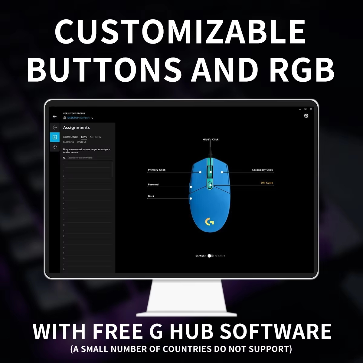 Logitech G203 RGB Gaming Mouse - огляд і ціна Logitech Mouse G203