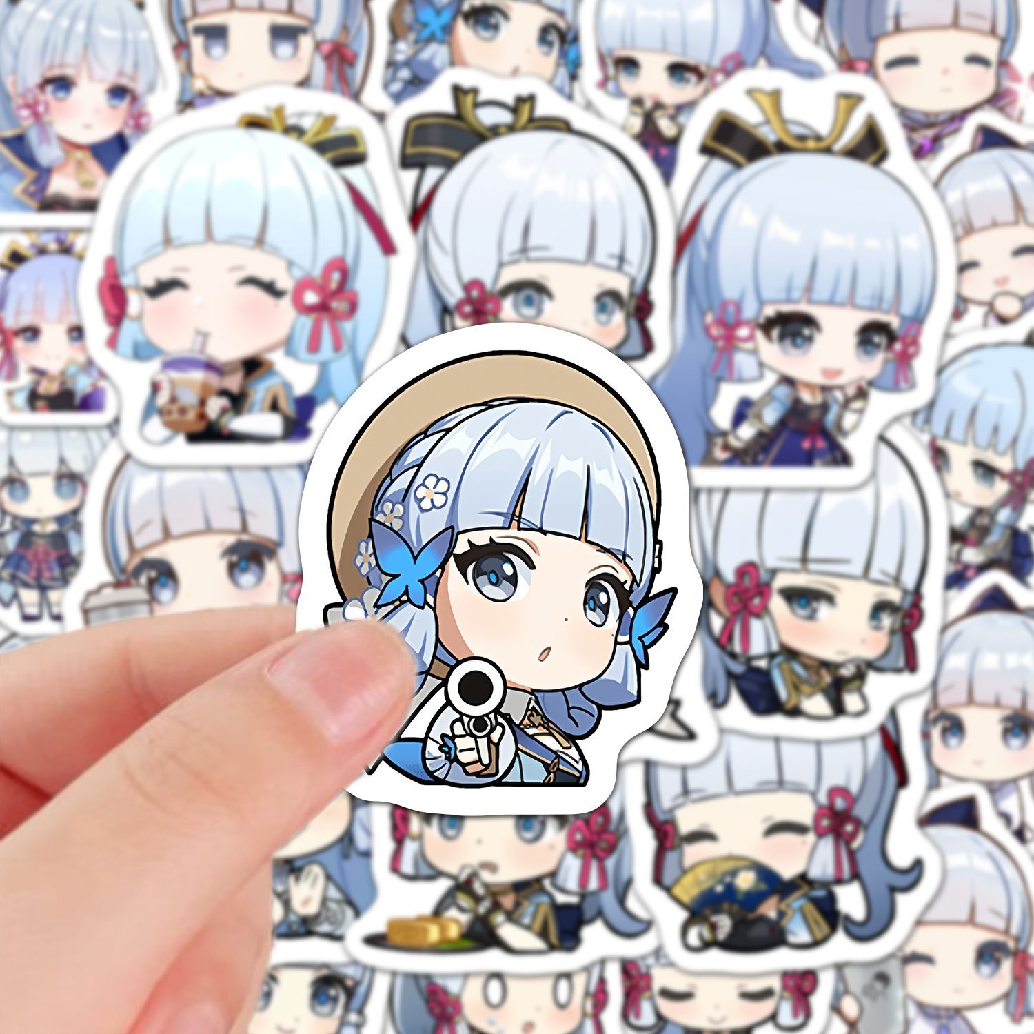 Kamisato Ayaka 60Pcs Genshin I - огляд і ціна Laptop Accessories Decoration
