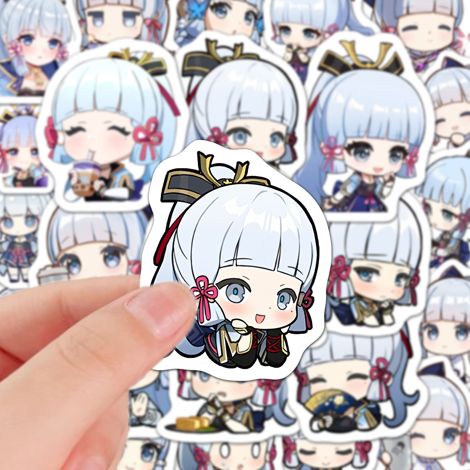 Kamisato Ayaka 60Pcs Genshin I - огляд і ціна Laptop Accessories Decoration