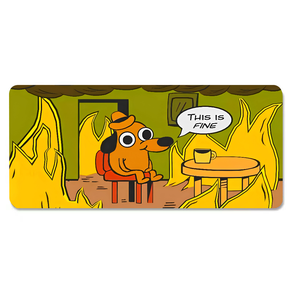 This Is Fine Dog Dachshund Mou - огляд і ціна Laptop Accessories Toys