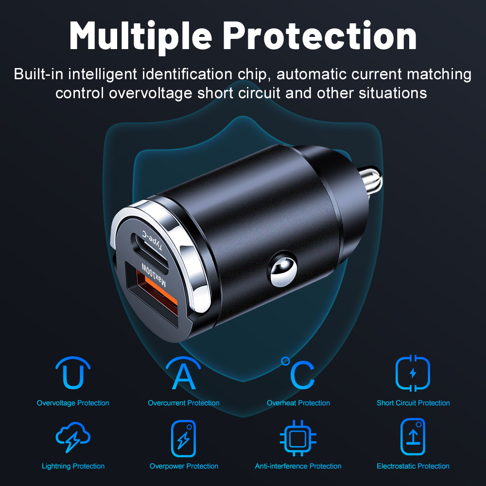 Mini 100W PD QC Pull Ring Fast - огляд і ціна Usb C Power Adapter
