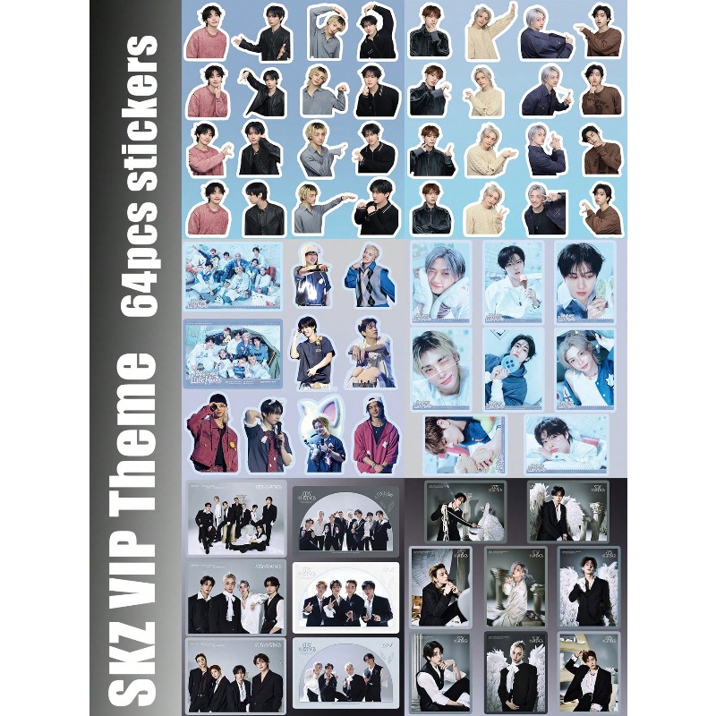 64pcs/65pcs/69pcs StrayKid,SK, - огляд і ціна Laptop Accessories Aesthetic