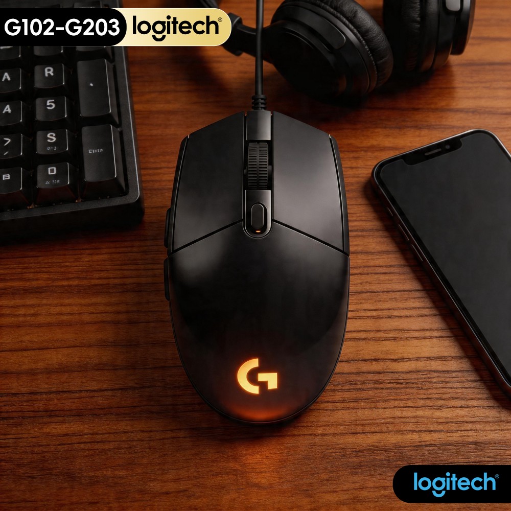 G102 Logitech G203 Gaming Mous - огляд і ціна Logitech Mouse G203