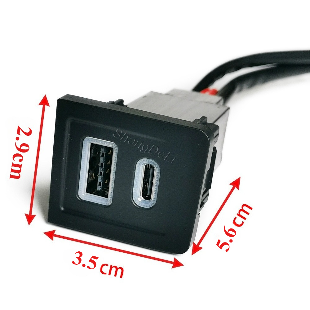 12V/24V Car Dual Charger Socke - огляд і ціна Usb C Power Adapter