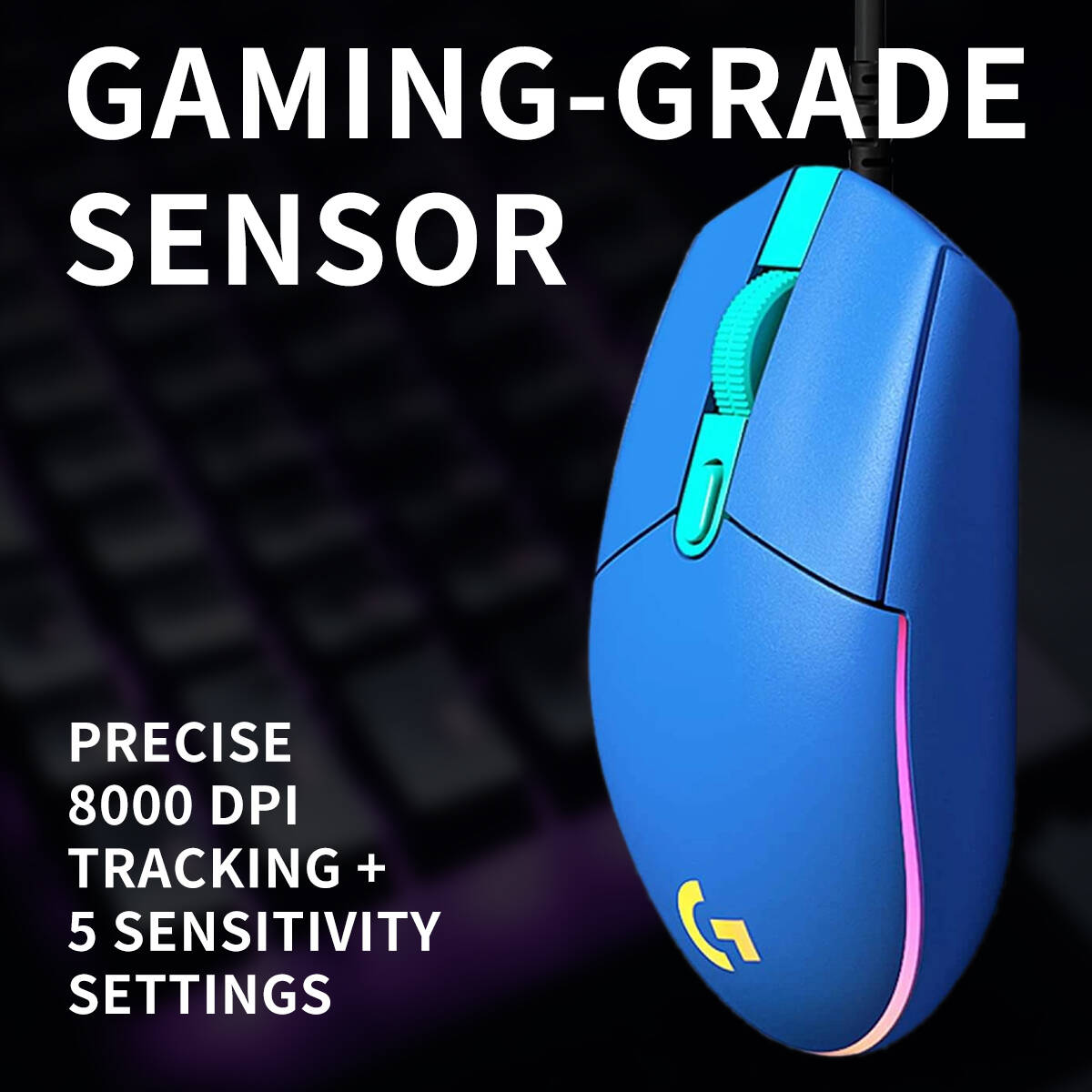 Logitech G203 Wired Gaming Mou - огляд і ціна Logitech Mouse G203