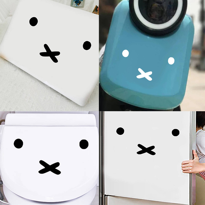 Kawaii Miffy Cartoon Emoji Car - огляд і ціна Laptop Accessories Cover
