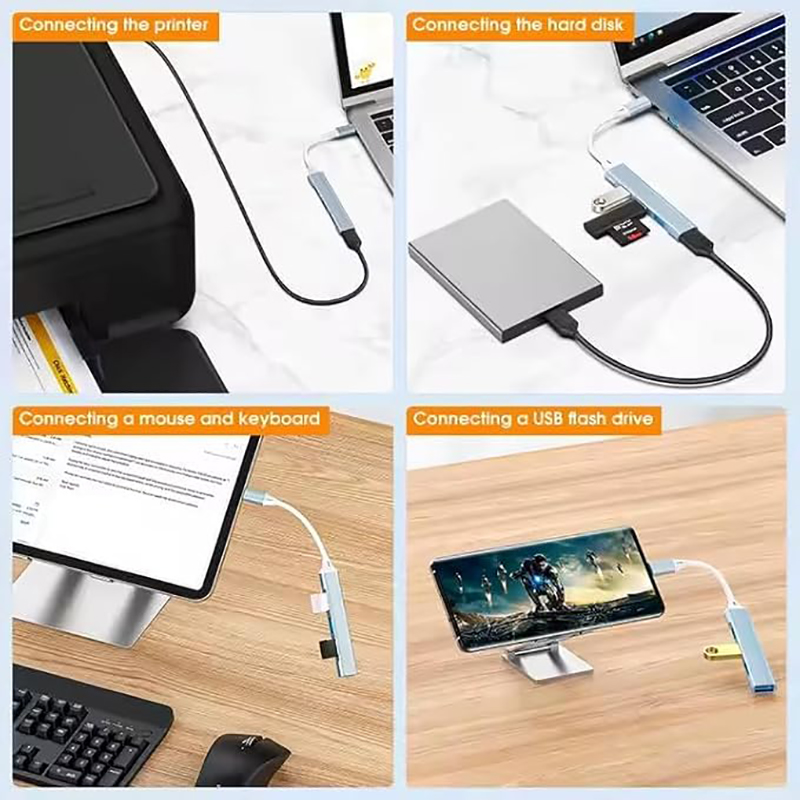 4-Port Multi-Splitter Type C H - огляд і ціна Apple Accessories Laptop