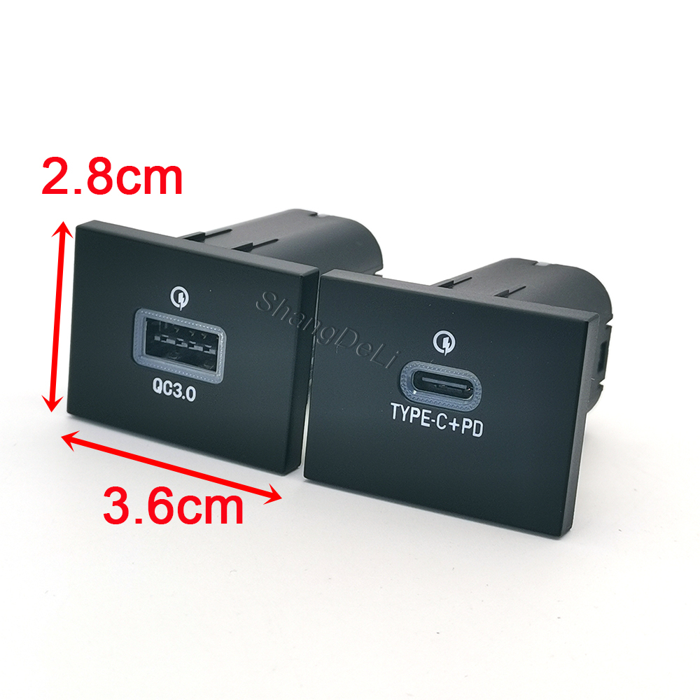 1PC Fit  For Ford Focus 2004-2 - огляд і ціна Usb C Power Adapter