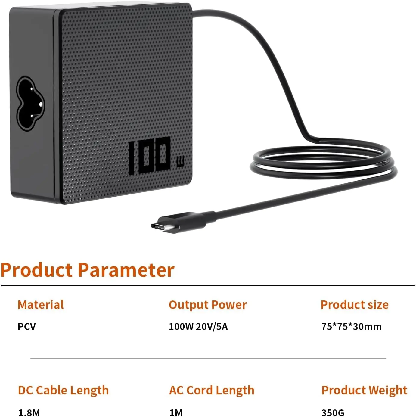 20V 5A 100W Laptop Ac Adapter  - огляд і ціна Laptop Accessories Shop