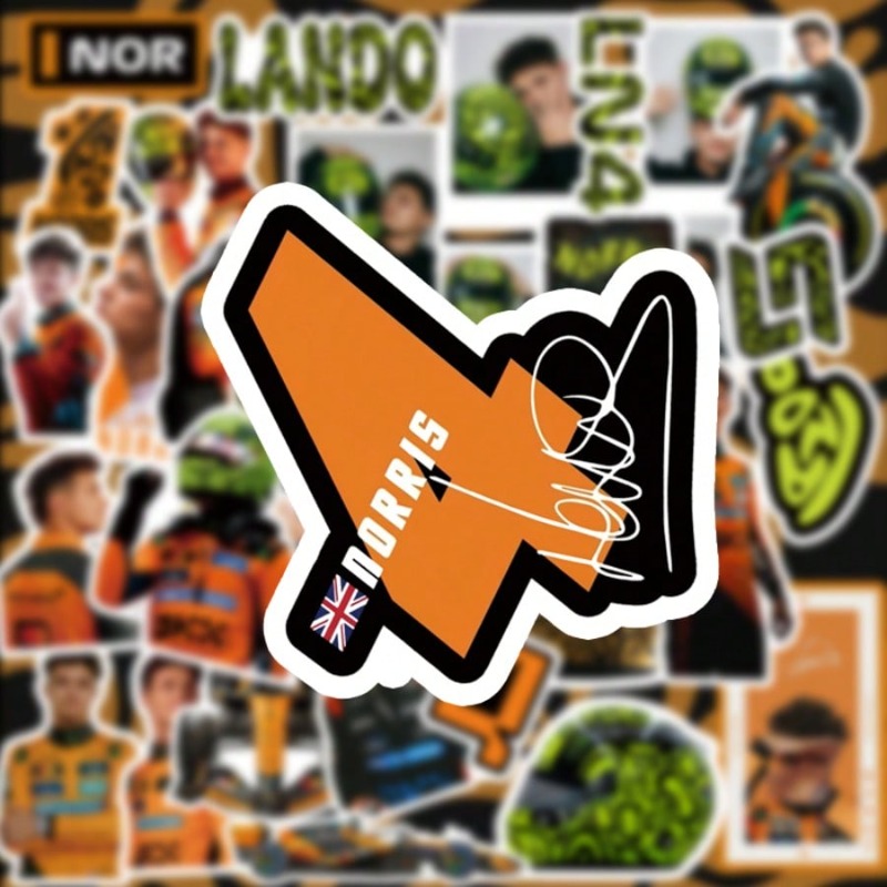 59PCS Lando Norris racing-them - огляд і ціна Laptop Accessories Aesthetic