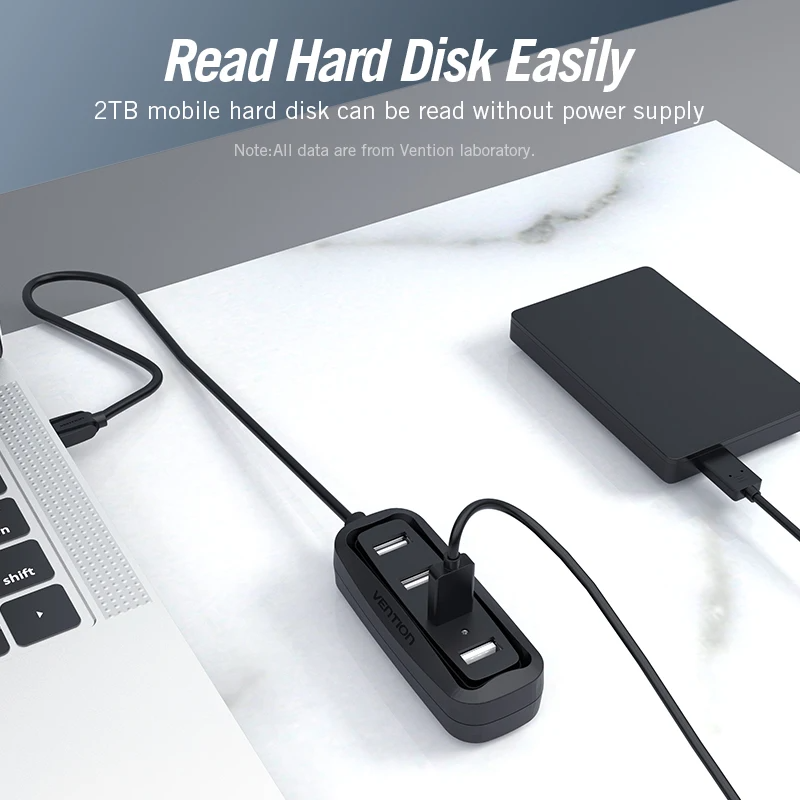 Vention USB 2.0 HUB 4 Port wit - огляд і ціна Apple Accessories Laptop