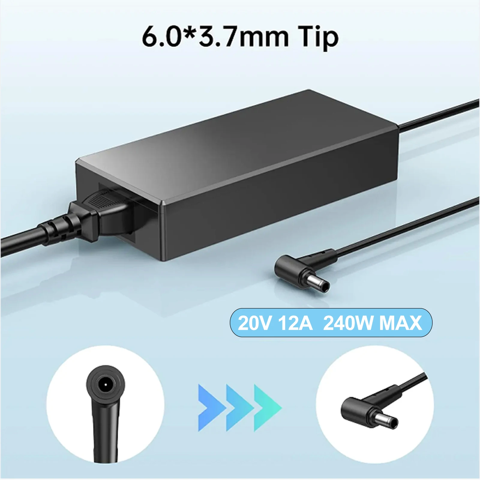 20V 12A Laptop AC Adapter Char - огляд і ціна Laptop Accessories Shop