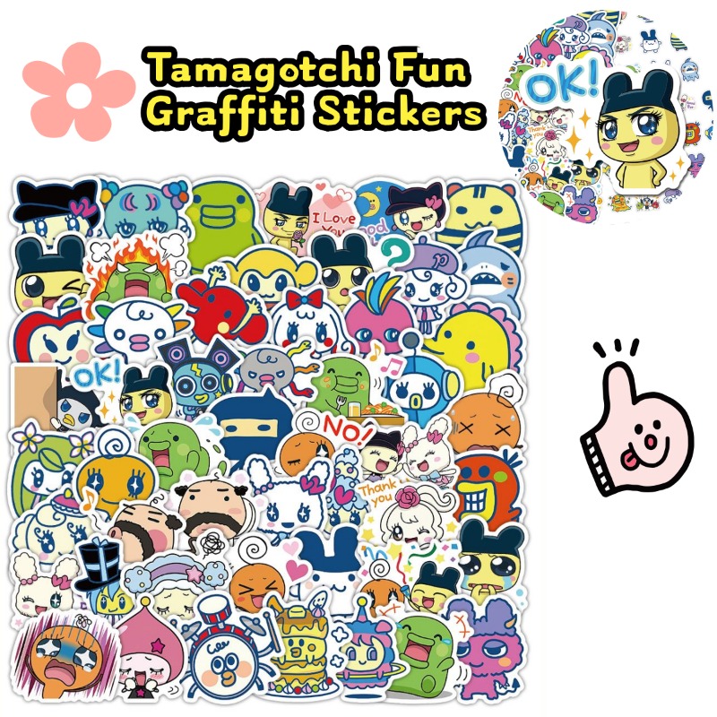 Japanese Tamagotchi Stickers E - огляд і ціна Laptop Accessories Toy