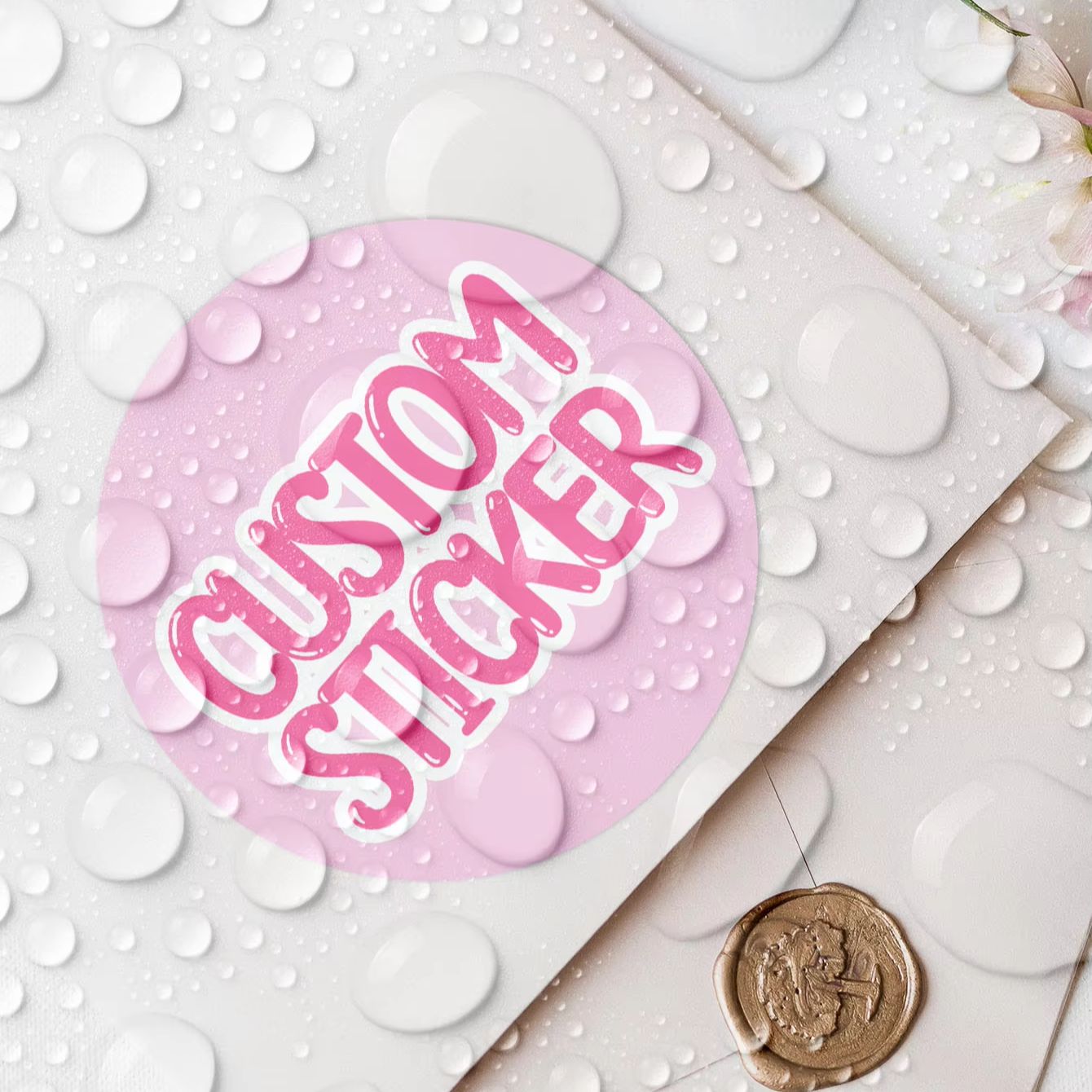 1-150PCS Custom Round Waterpro - огляд і ціна Laptop Accessories Aesthetic