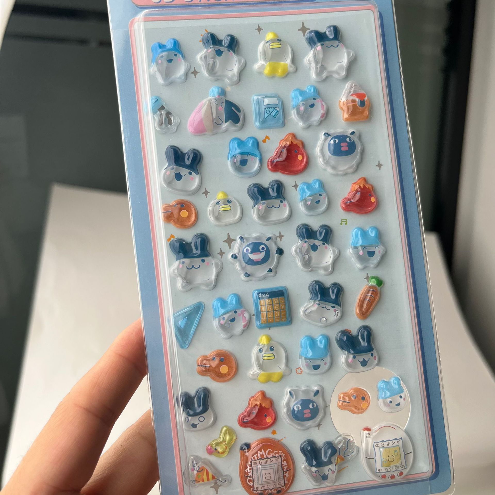 Cute Tamagotchi 3D Puffy Stick - огляд і ціна Laptop Accessories Aesthetic