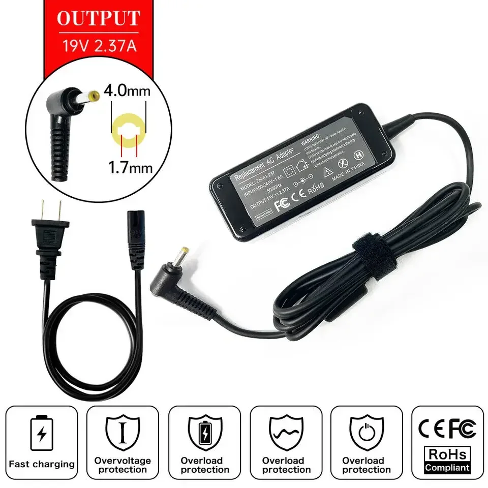 19V 2.37A 45W 4.0mm*1.7mm Lapt - огляд і ціна Laptop Accessories Shop