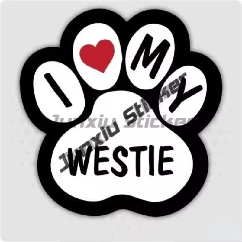 Westie Sticker I Love My Westi - огляд і ціна Laptop Accessories Brand