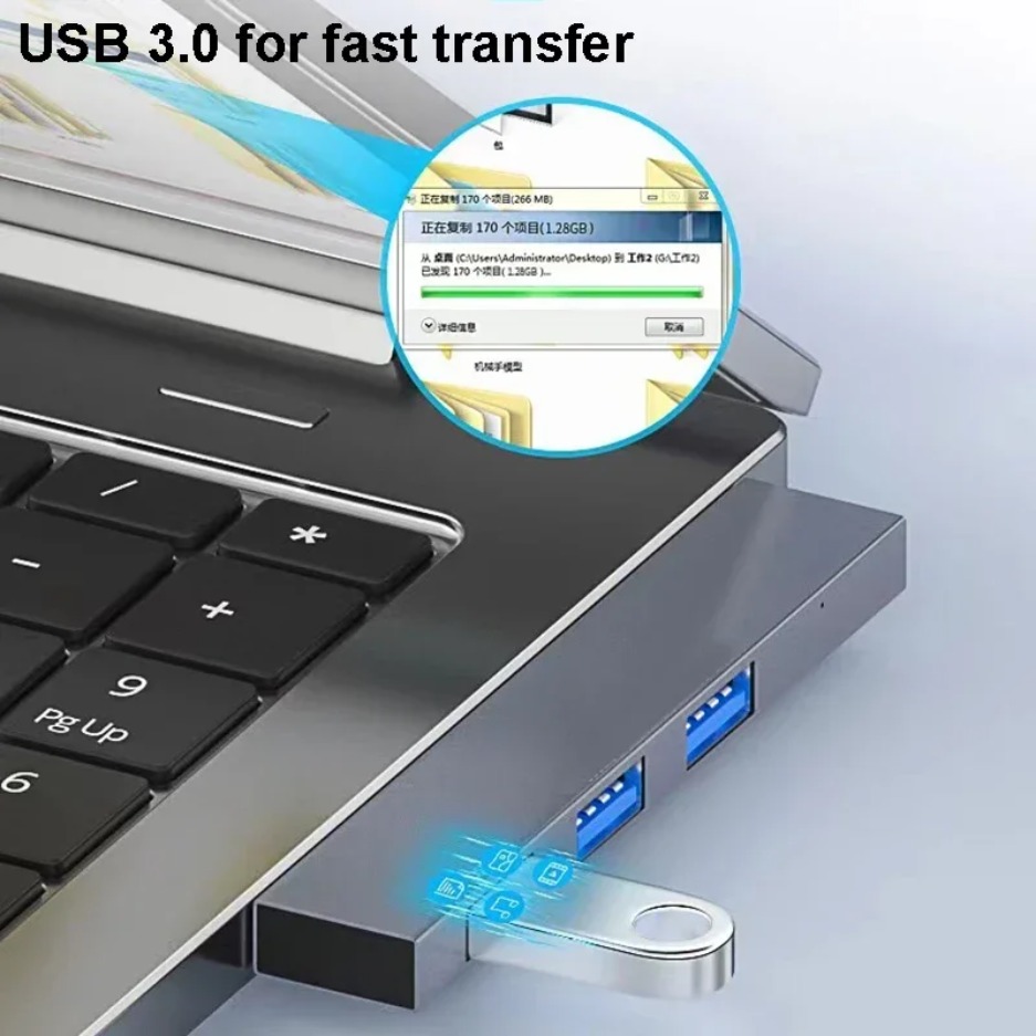USB C HUB 3.0 Type C 3.1 4 Por - огляд і ціна Apple Accessories Laptop