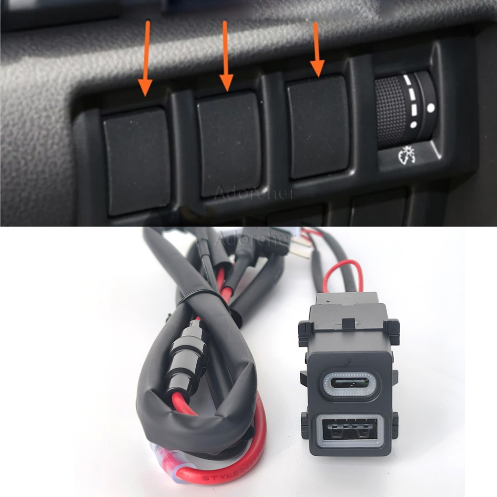 Modified Car USB QC3.0 Type-C  - огляд і ціна Usb C Power Adapter