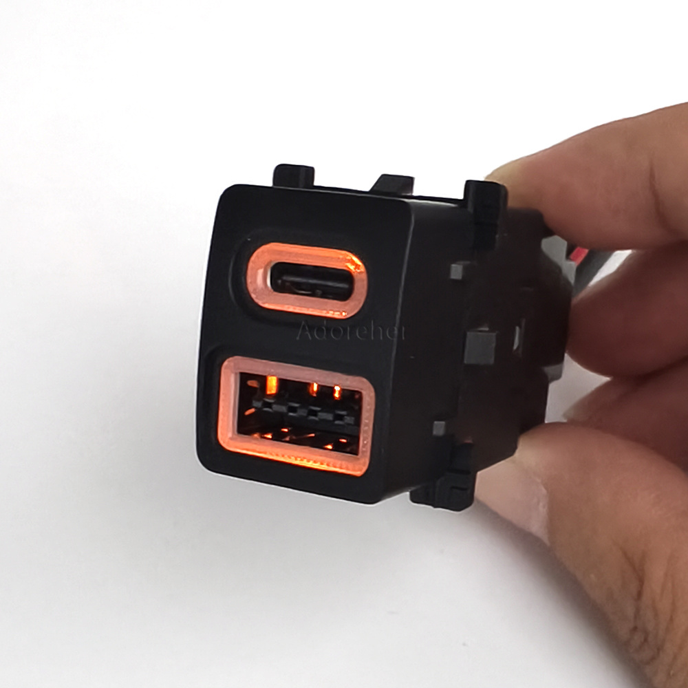 Modified Car USB QC3.0 Type-C  - огляд і ціна Usb C Power Adapter