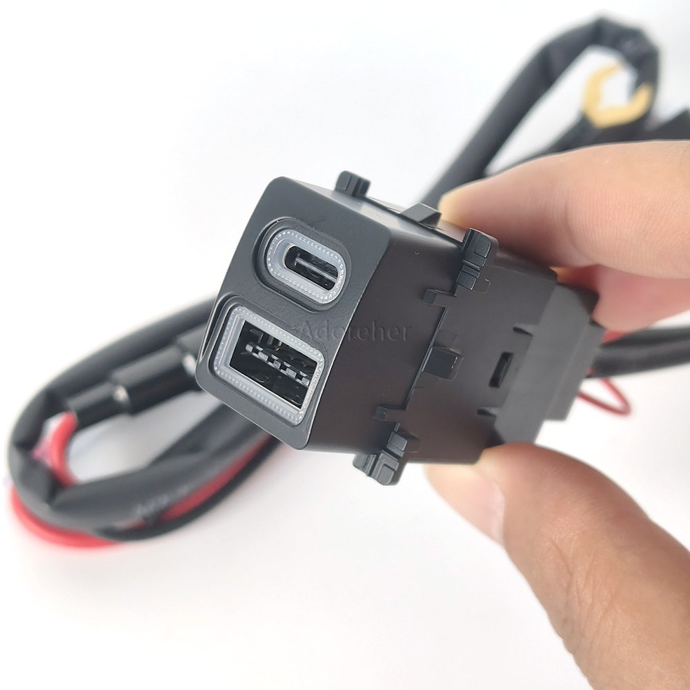 Modified Car USB QC3.0 Type-C  - огляд і ціна Usb C Power Adapter